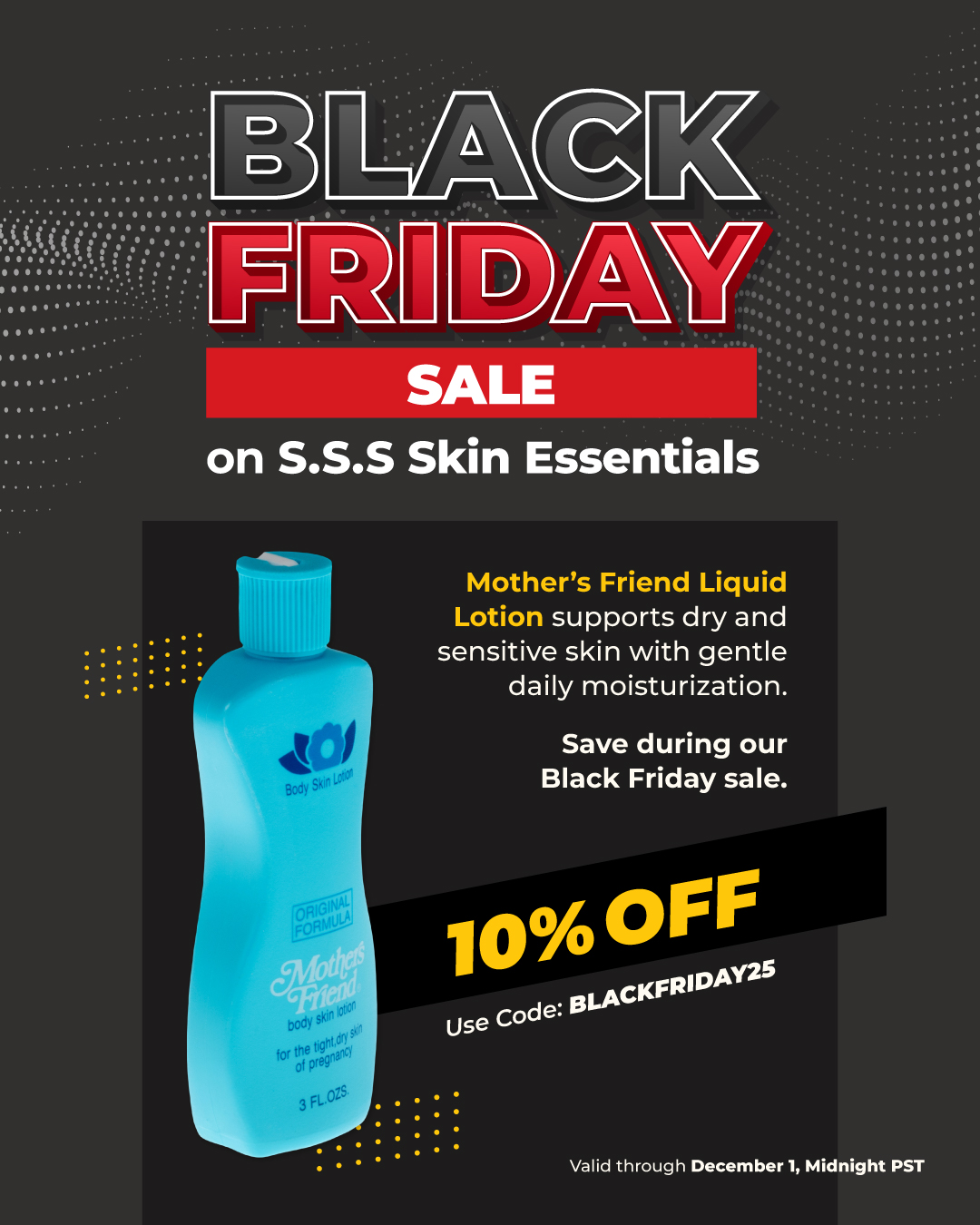 Mothers Friend liquid moisturizing body skin lotion